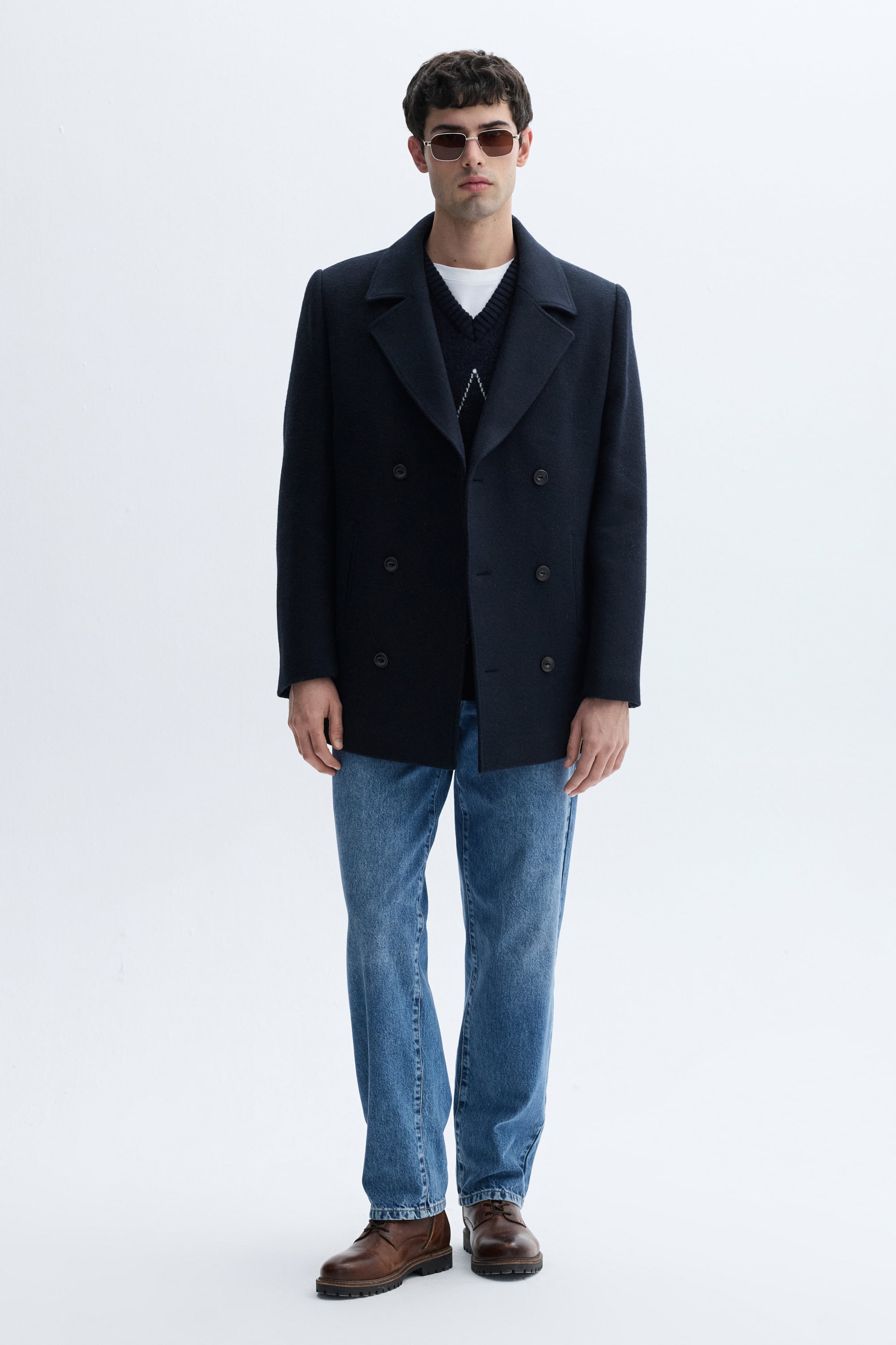 YÜN KARIŞIMLI KISA KABAN