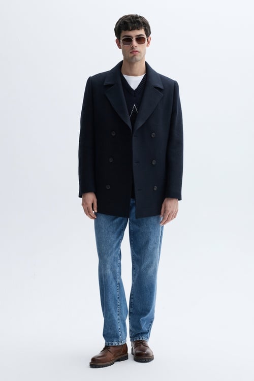 YÜN KARIŞIMLI KISA KABAN