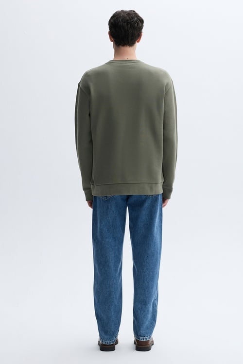 OVERSIZE BİSİKLET YAKA SWEATSHIRT