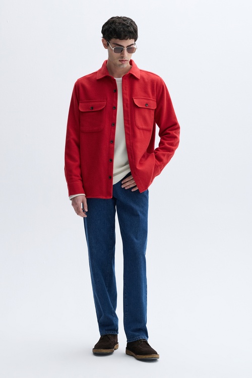 YÜN KARIŞIMLI GÖMLEK CEKET