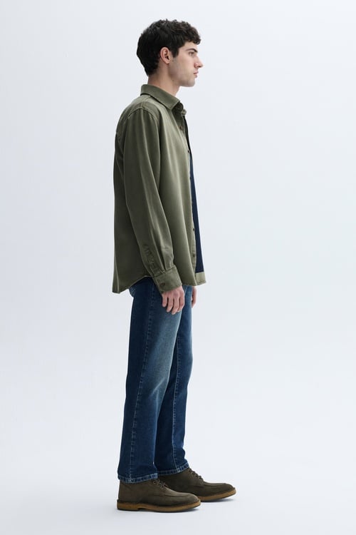 REGULAR FIT UZUN KOLLU LİYOSEL GÖMLEK