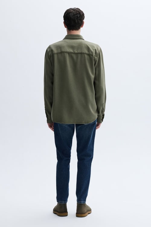 REGULAR FIT UZUN KOLLU LİYOSEL GÖMLEK