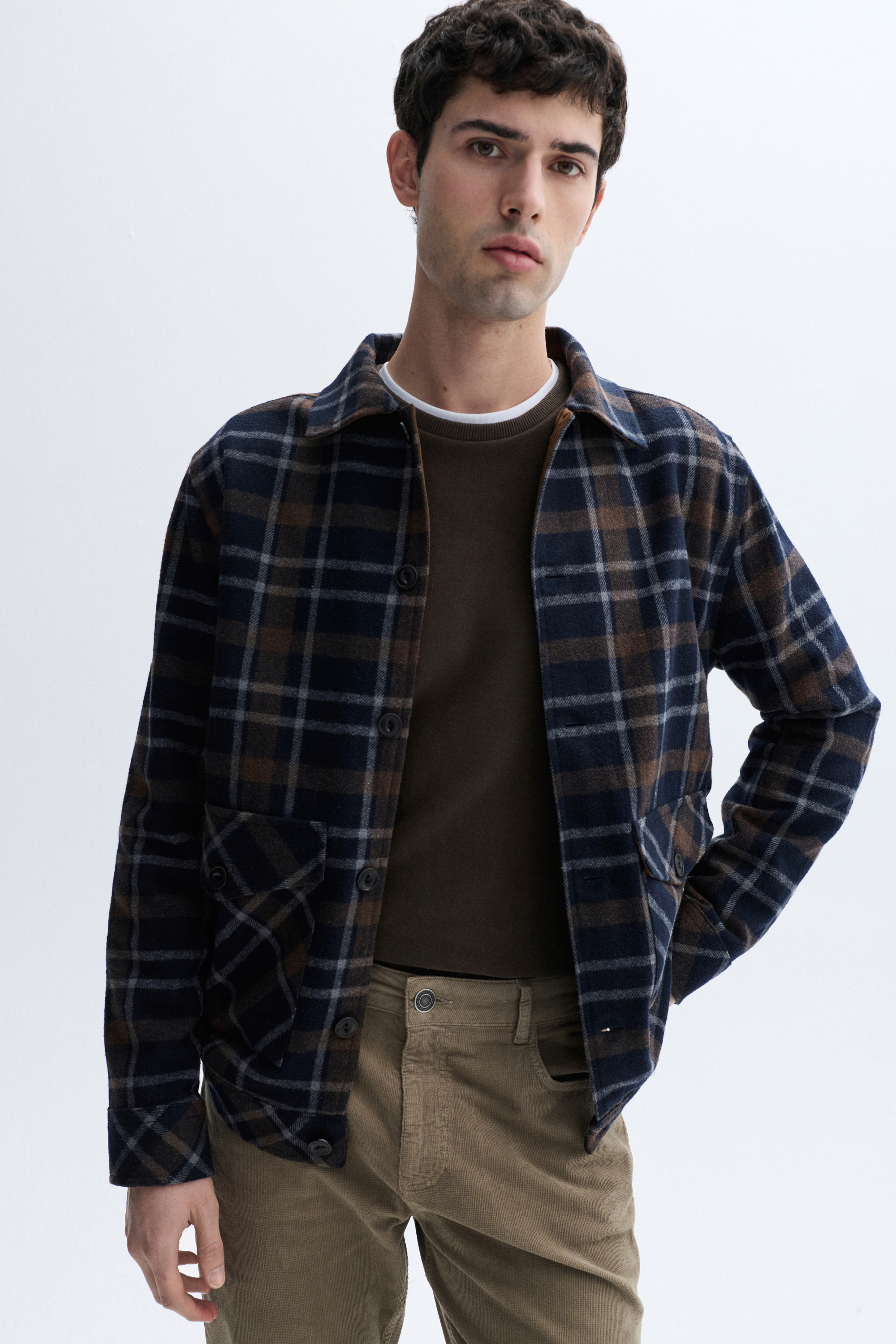 EKOSELİ YÜN KARIŞIMLI CASUAL CEKET