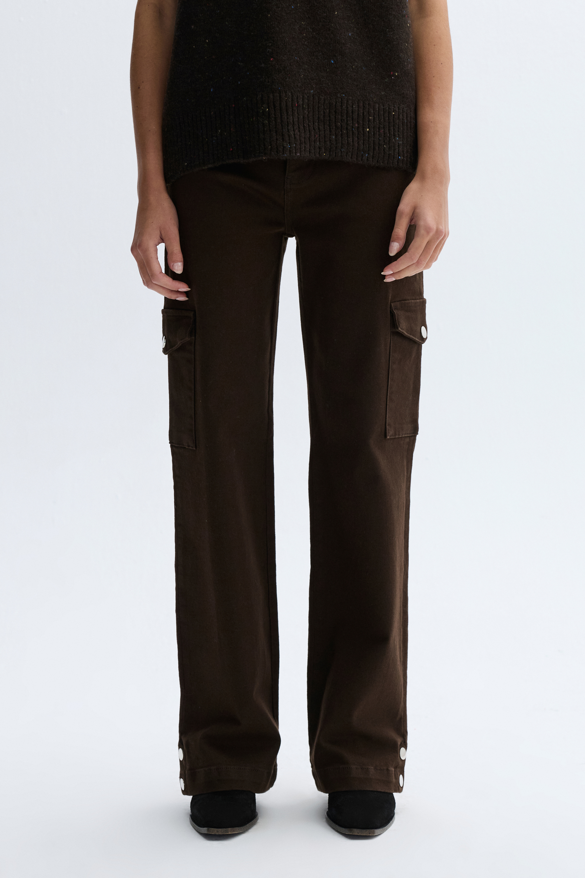 DÜĞME DETAYLI KARGO PANTOLON