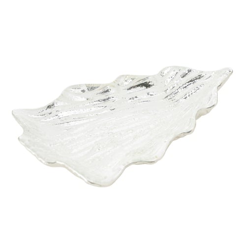 SILVER NEW YEAR DEKORATİF KASE  21 CM