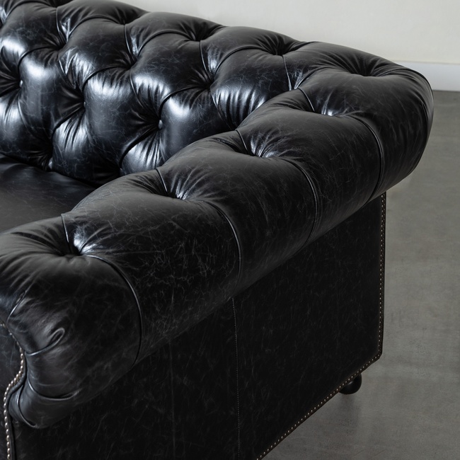 KENSINGTON ALTILI DERİ KOLTUK OLD GLOVE ESPRESSO | mudo