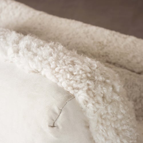  NOBU İKİLİ KÜRKLÜ BERJER BEYAZ