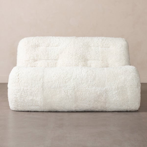 Mudo Concept Nobu Ikili Kürklü Berjer Beyaz Renksiz