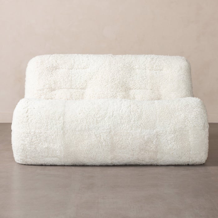 NOBU İKİLİ KÜRKLÜ BERJER BEYAZ