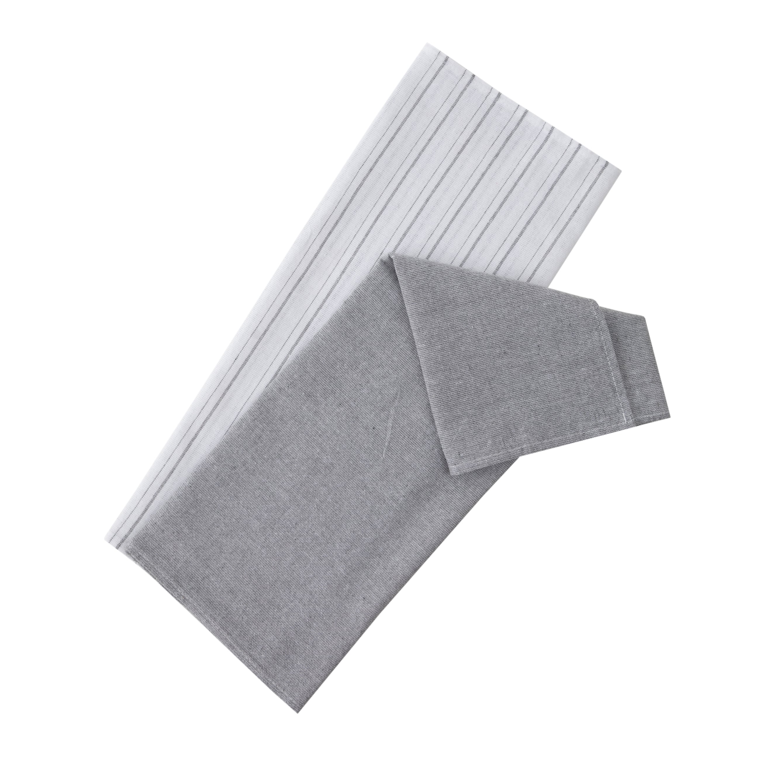 AMY 2'Lİ KURULAMA BEZİ GRİ 47X67