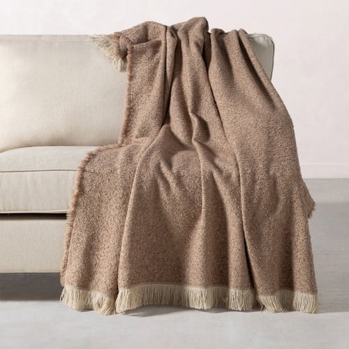 KARL KOLTUK ŞALI KAHVE 140X170