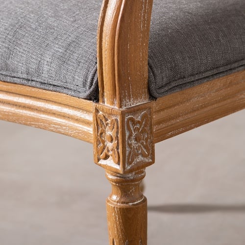 DARLINGTON MASİF AHŞAP HAZERAN SANDALYE GRİ