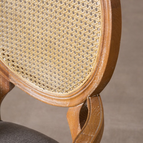  DARLINGTON MASİF AHŞAP HAZERAN SANDALYE GRİ