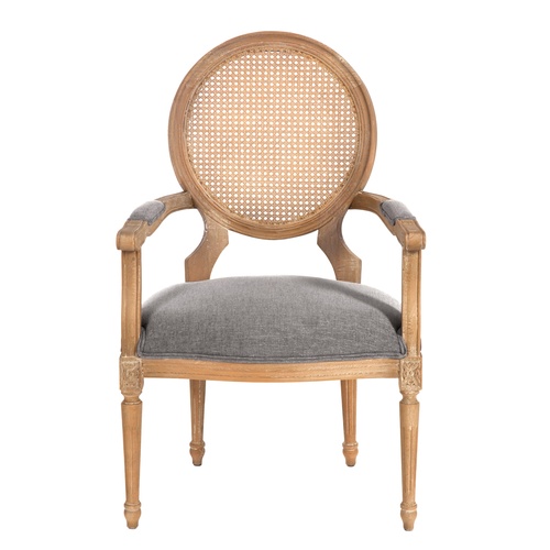  DARLINGTON MASİF AHŞAP HAZERAN SANDALYE GRİ