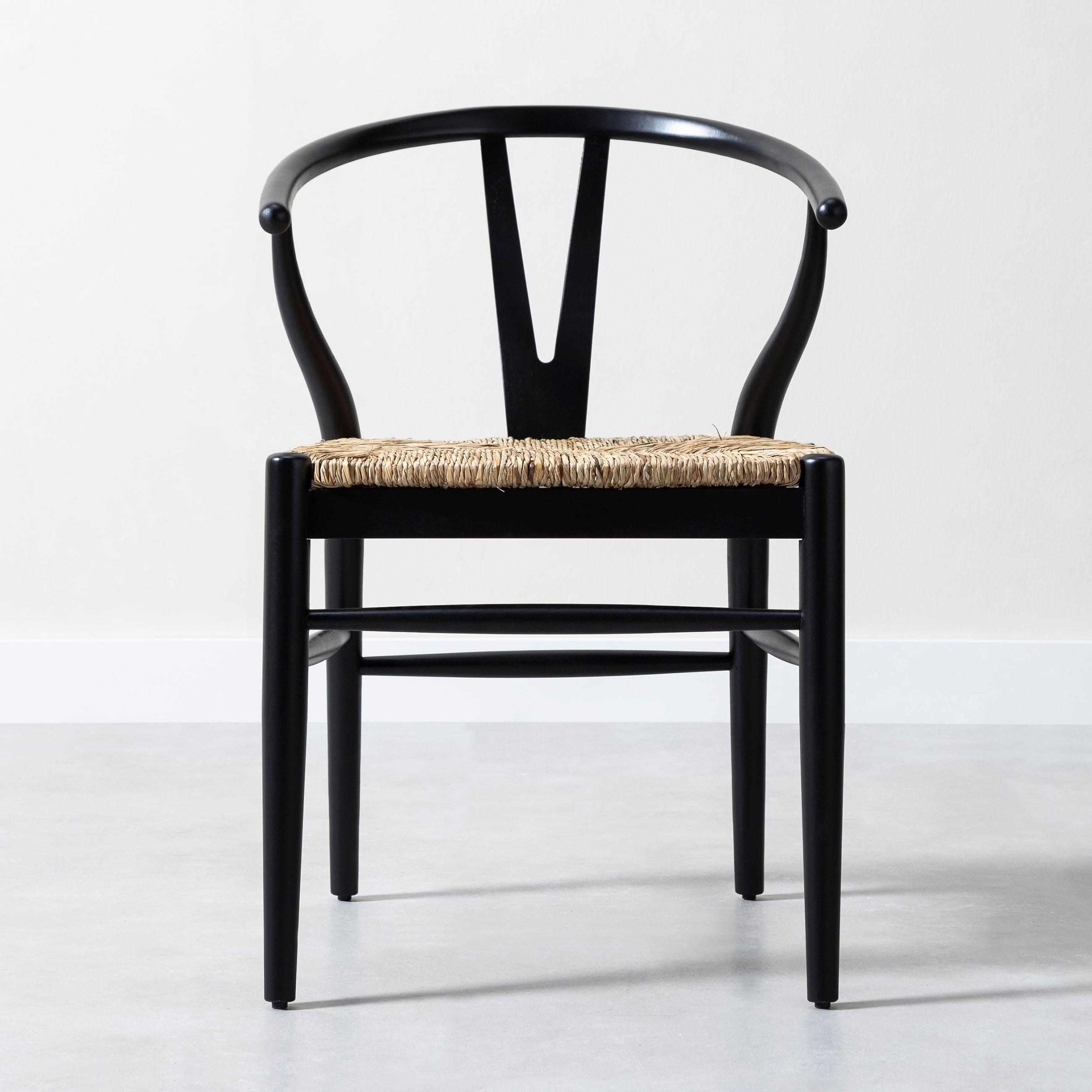 DANISH MASİF AHŞAP SANDALYE SİYAH