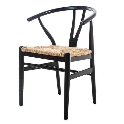  DANISH MASİF AHŞAP SANDALYE SİYAH