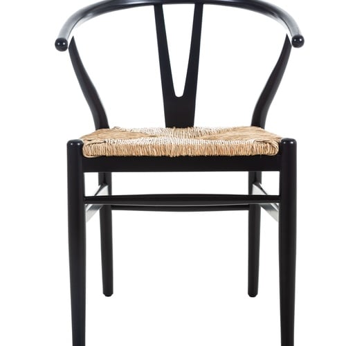  DANISH MASİF AHŞAP SANDALYE SİYAH