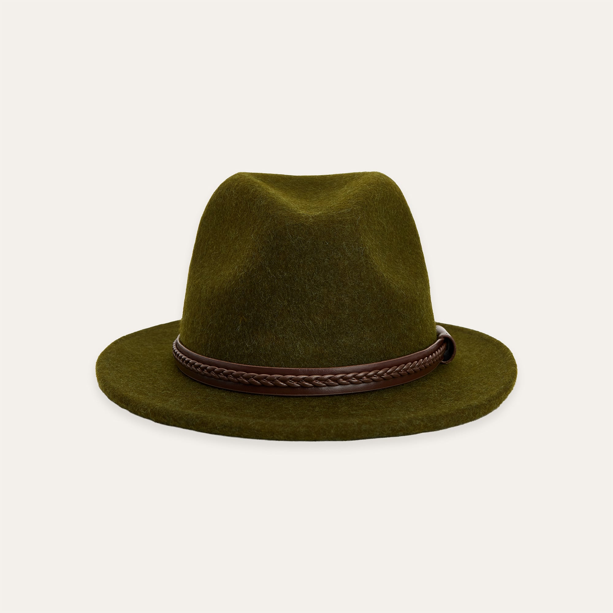 İŞLEMELİ YÜN FÖTR ŞAPKA