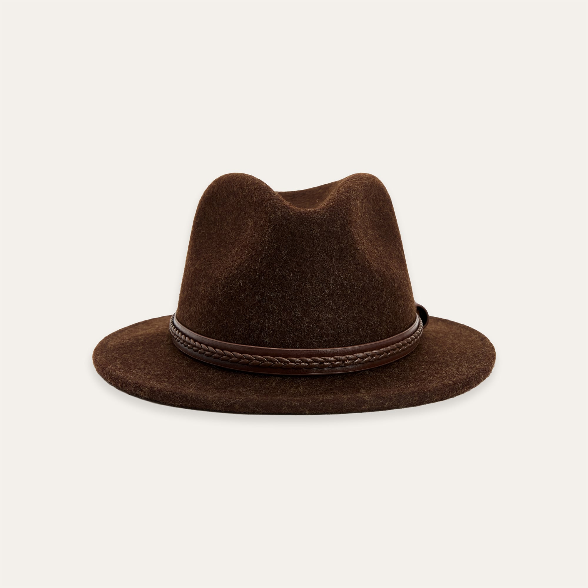 İŞLEMELİ YÜN FÖTR ŞAPKA