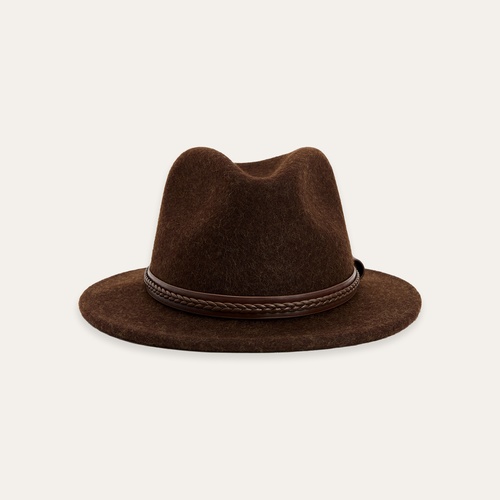 İŞLEMELİ YÜN FÖTR ŞAPKA