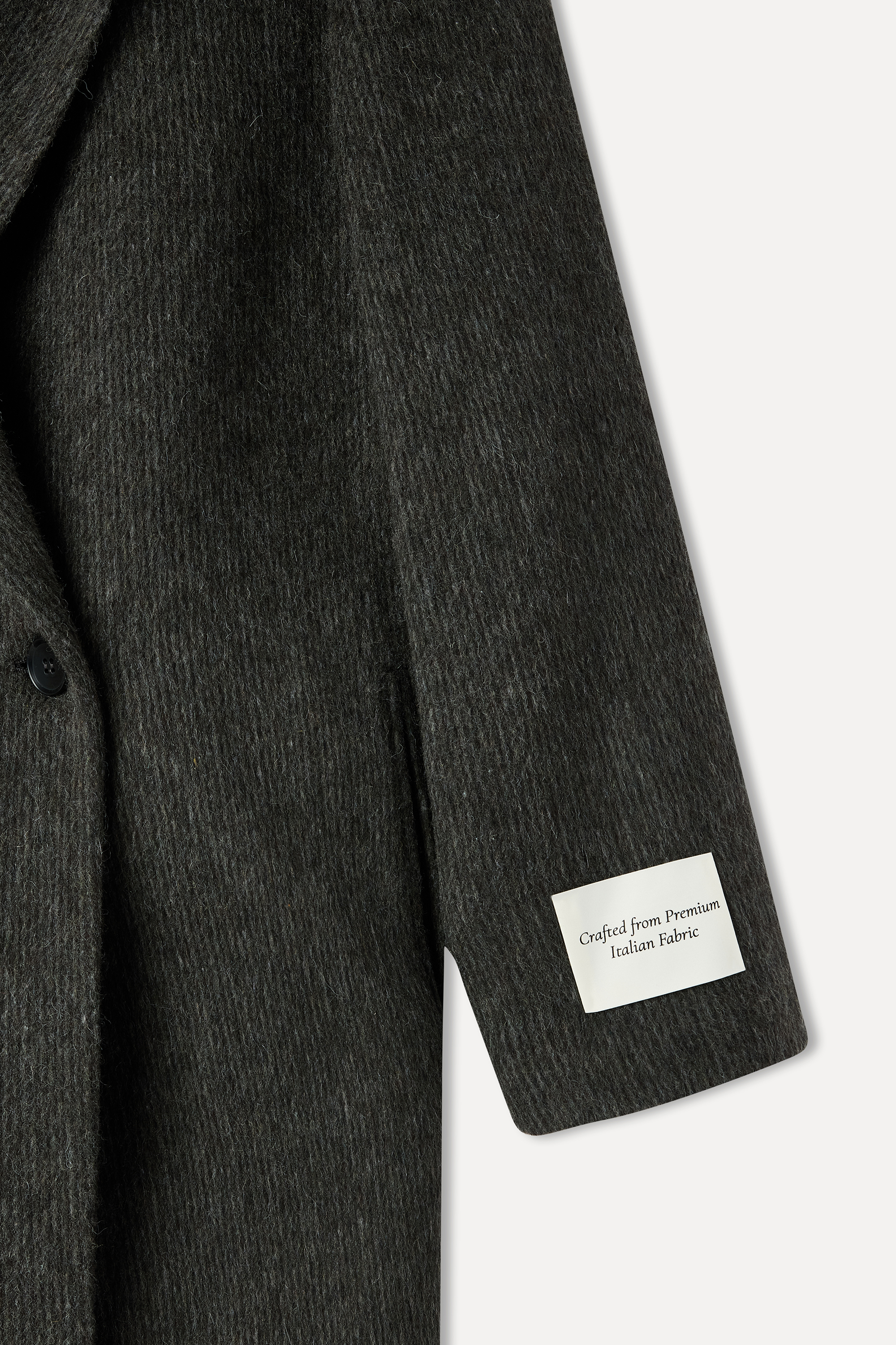 YÜN KARIŞIMLI UZUN PALTO