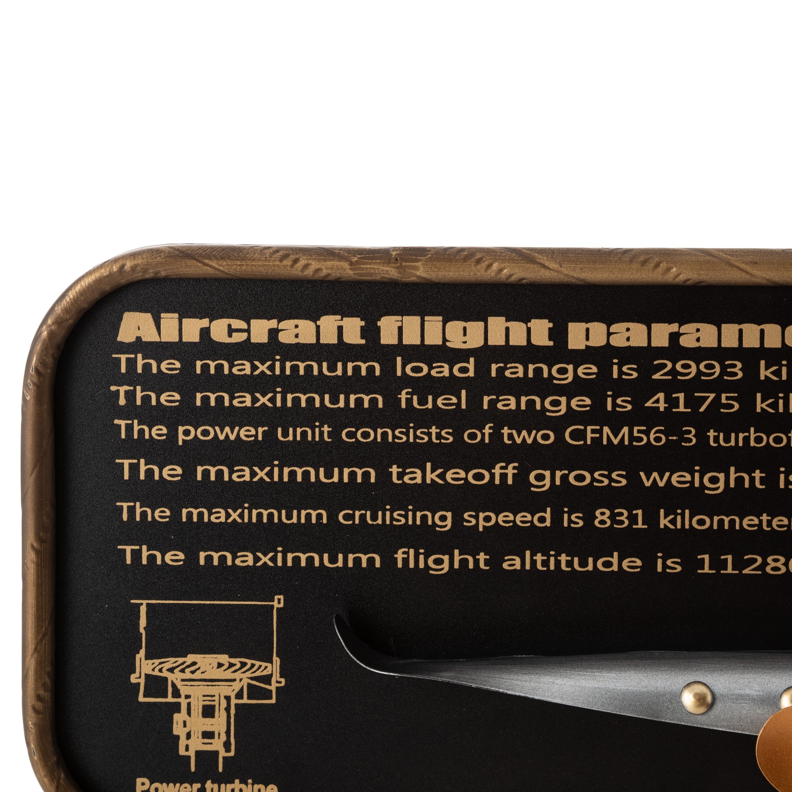 AIRPLANE SILVER DUVAR SAATİ 78X8X21CM