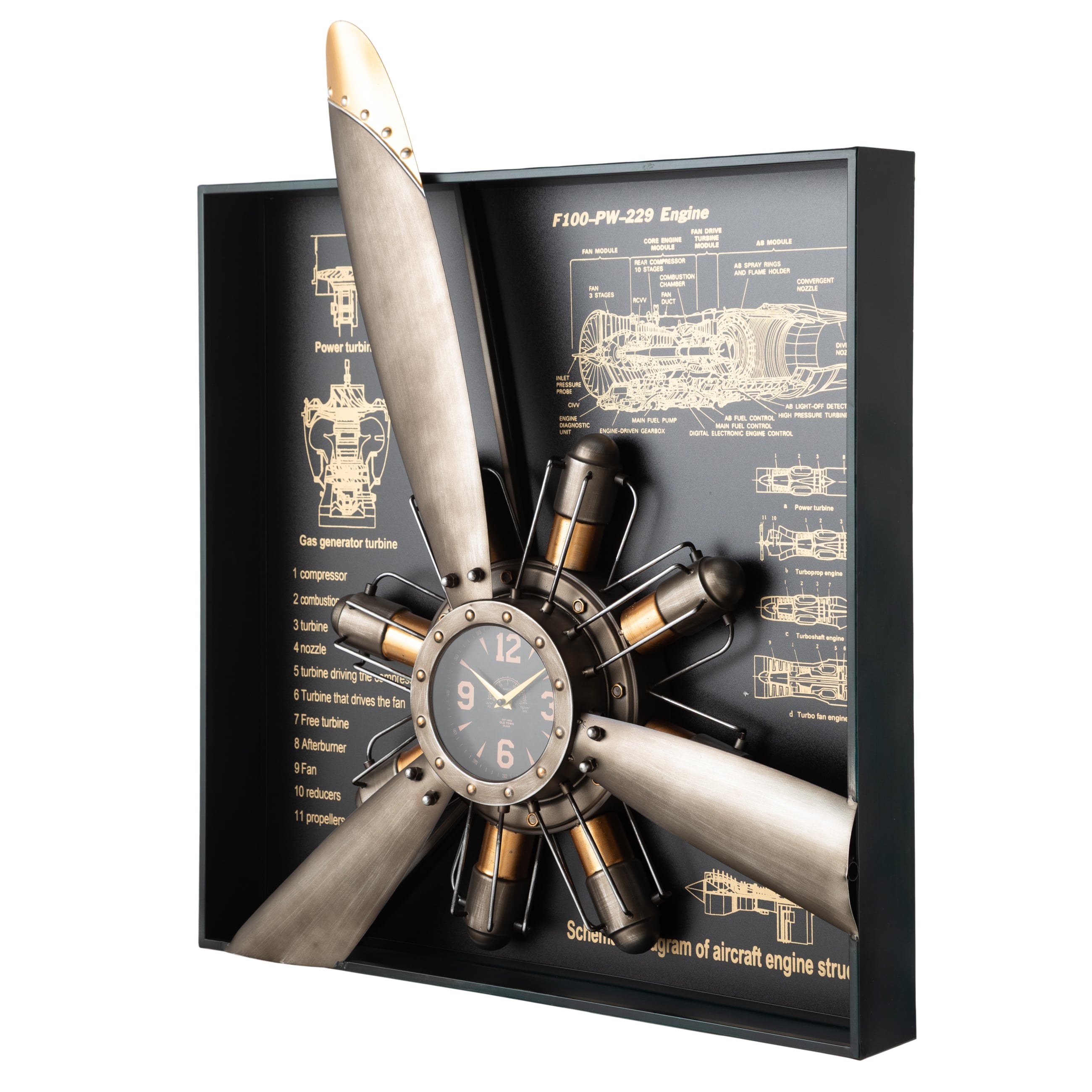 ELICA SILVER DUVAR SAATİ 80X11X96CM