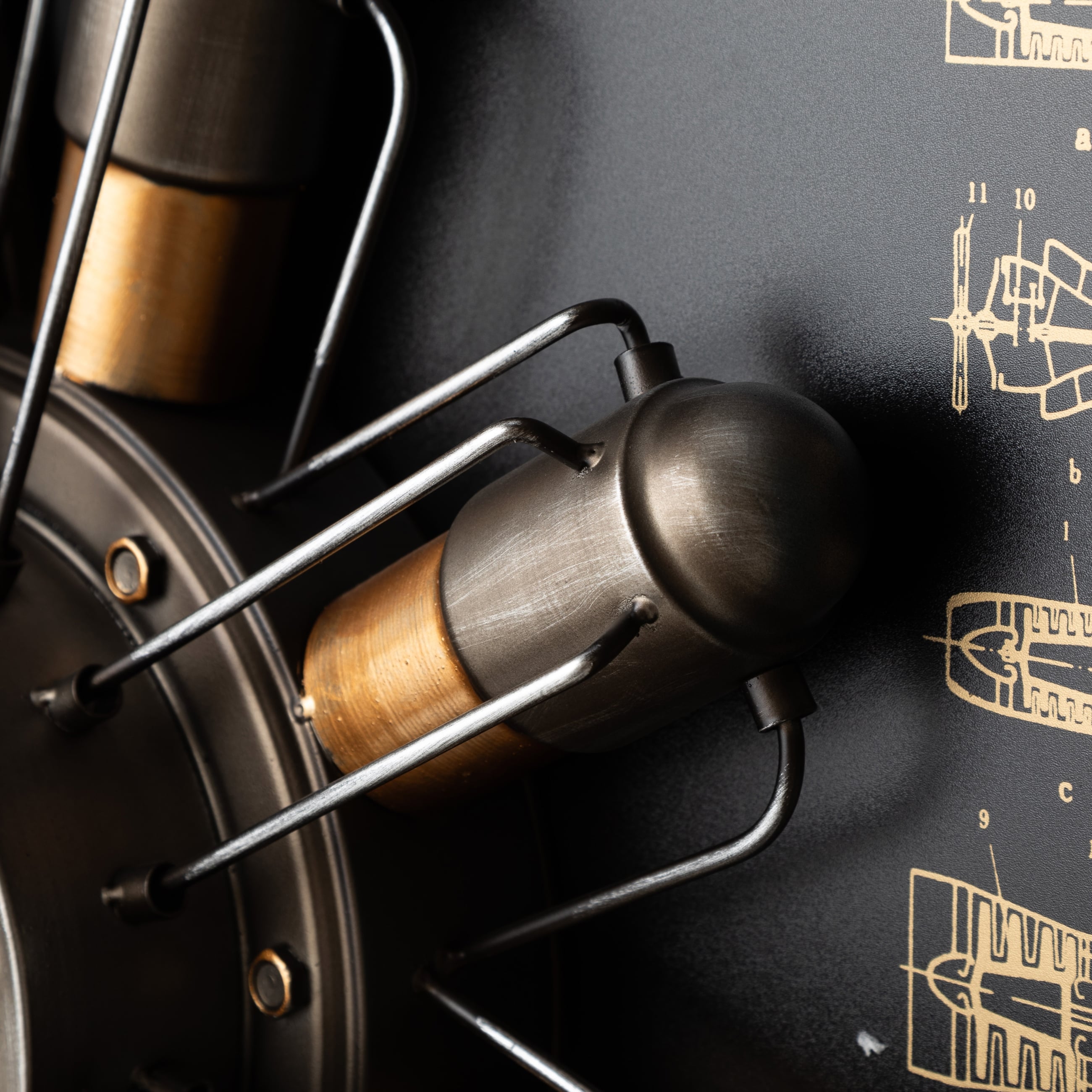 ELICA SILVER DUVAR SAATİ 80X11X96CM