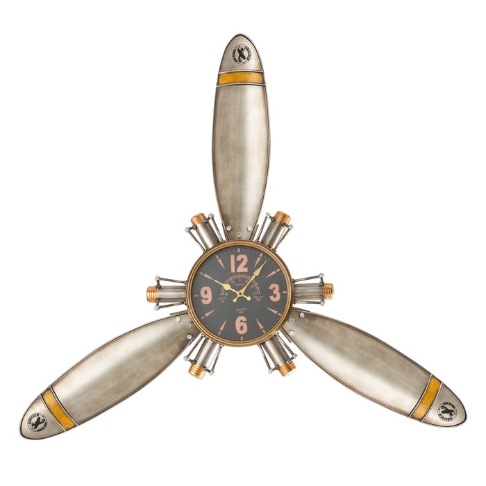 PROPELLER DUVAR SAATİ 121X106X7CM