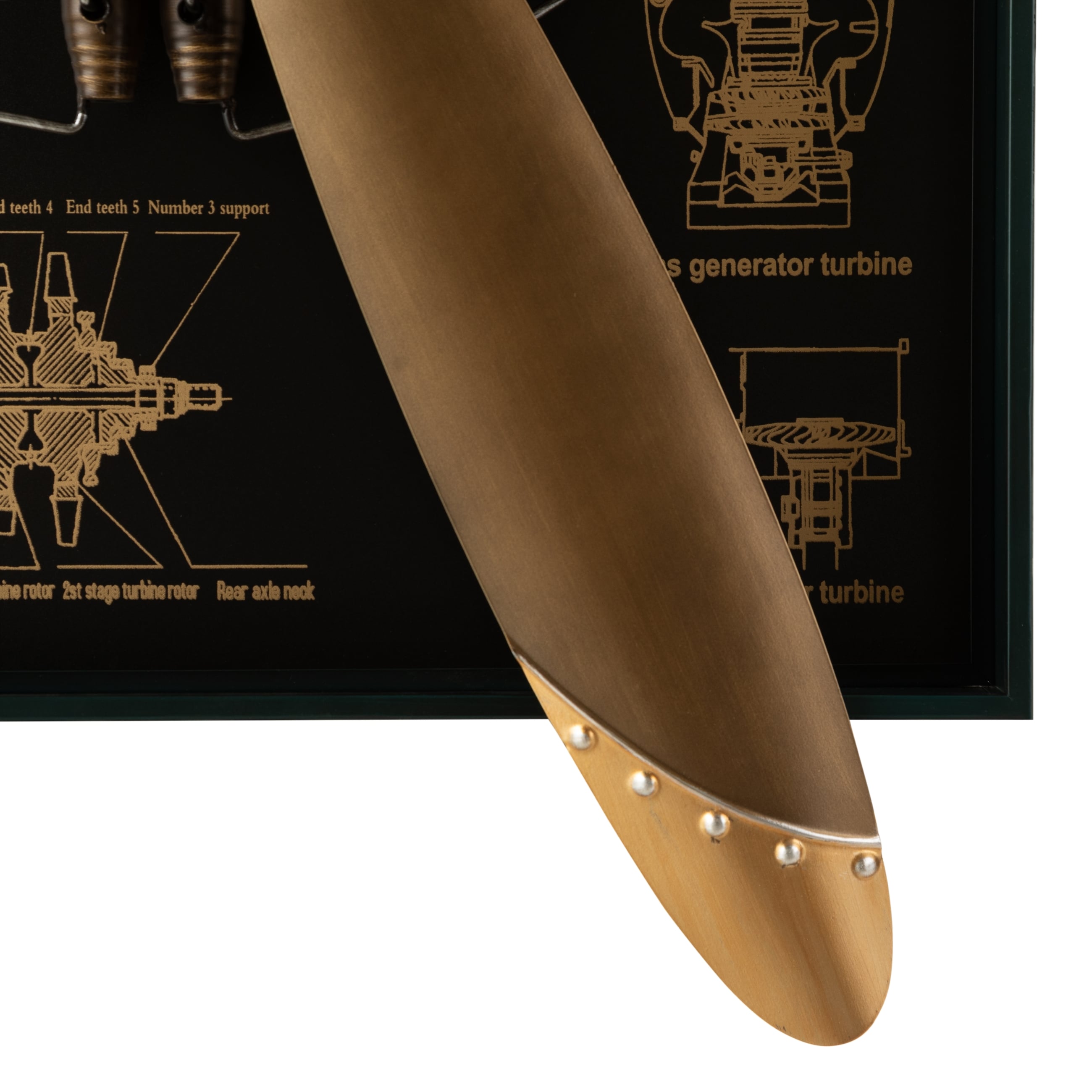 ELICA GOLD DUVAR SAATİ 80X15X96CM