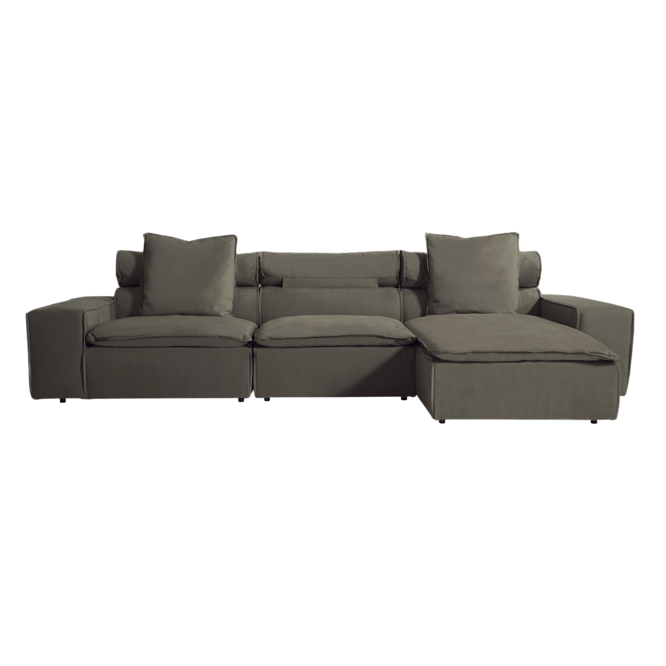 COMFY SOL KOLLU DİNLENME MODÜL STEEL