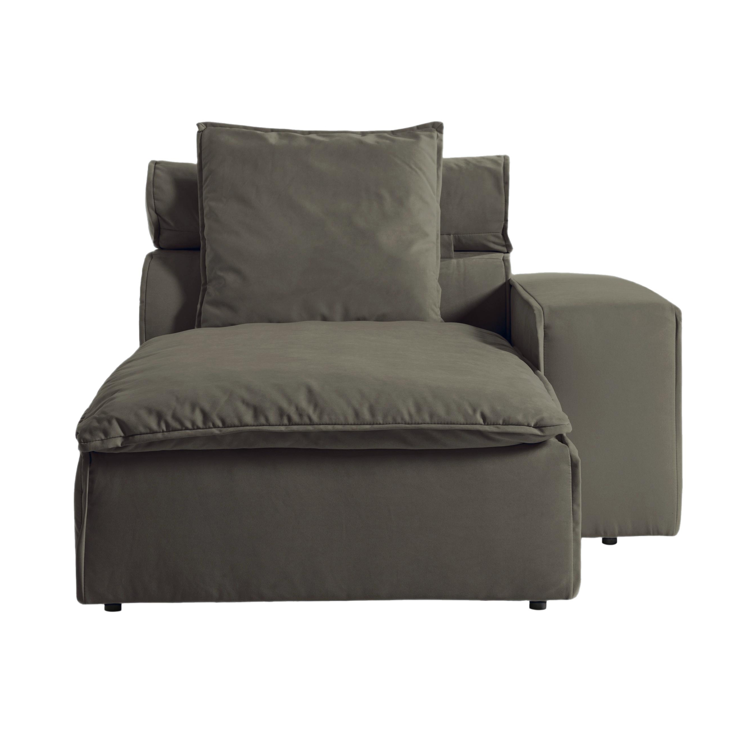 COMFY SOL KOLLU DİNLENME MODÜL STEEL