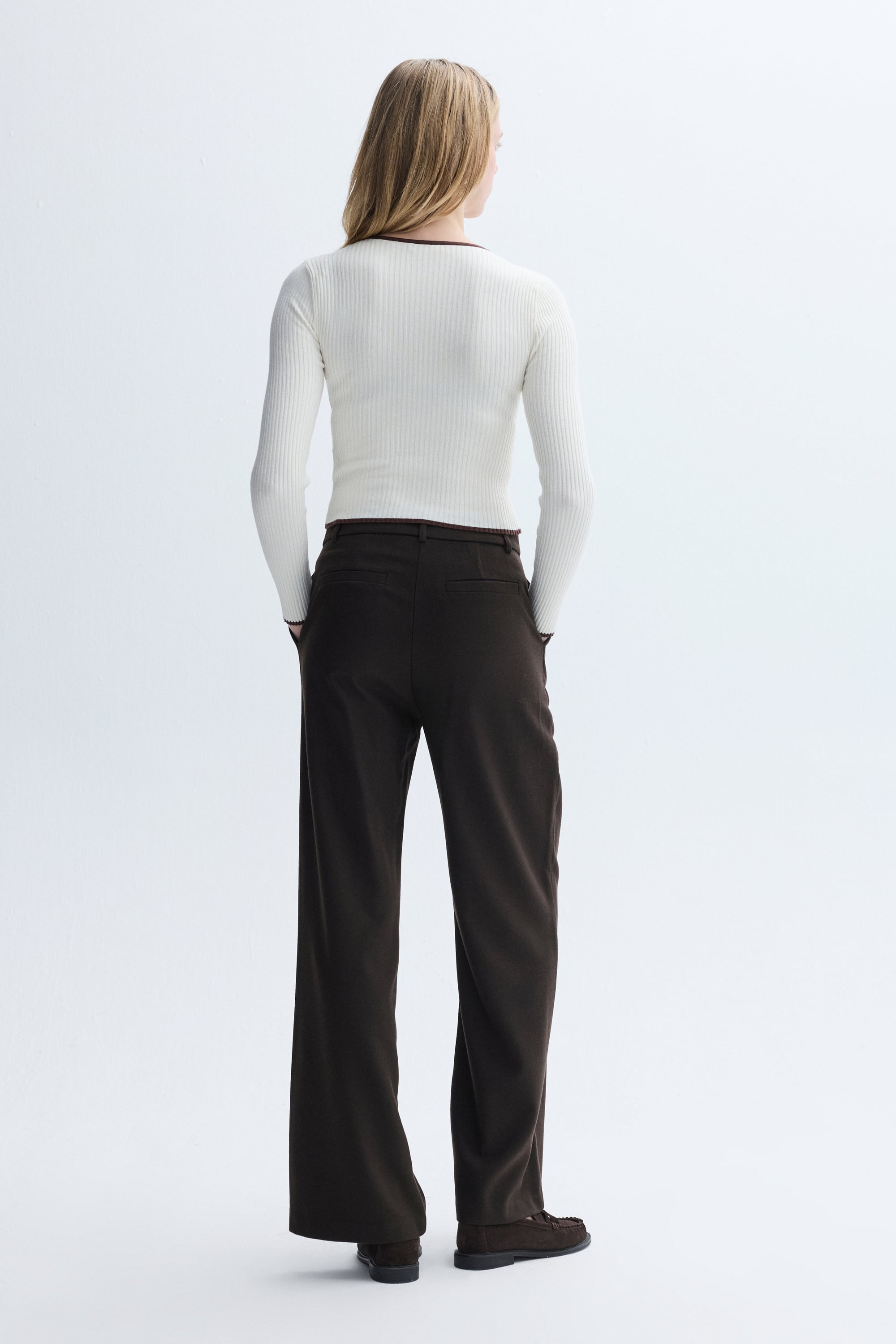 FITTED FERMUARLI BİSİKLET YAKA HIRKA