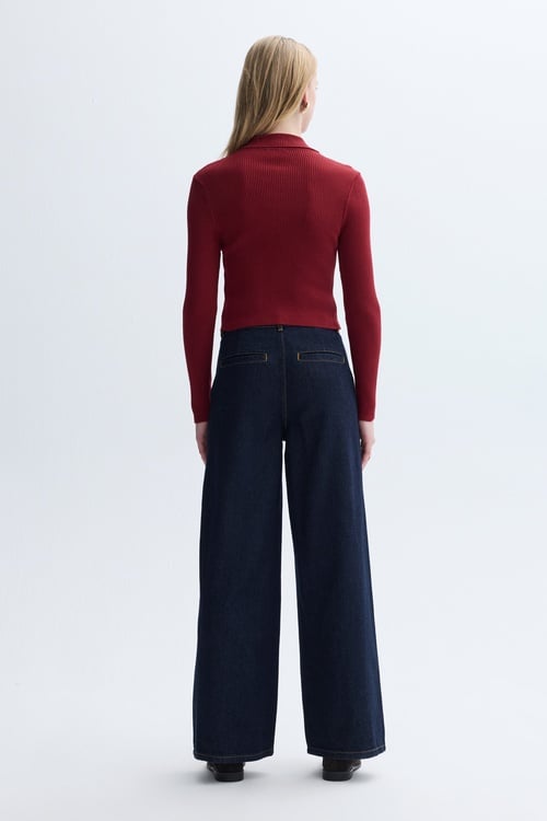 POLO YAKA FERMUARLI TRİKO HIRKA