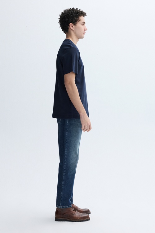  COMFORT FIT BİSİKLET YAKA T-SHIRT