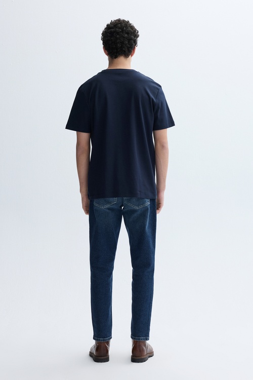  COMFORT FIT BİSİKLET YAKA T-SHIRT