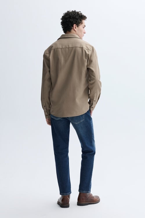 REGULAR FIT UZUN KOLLU GÖMLEK