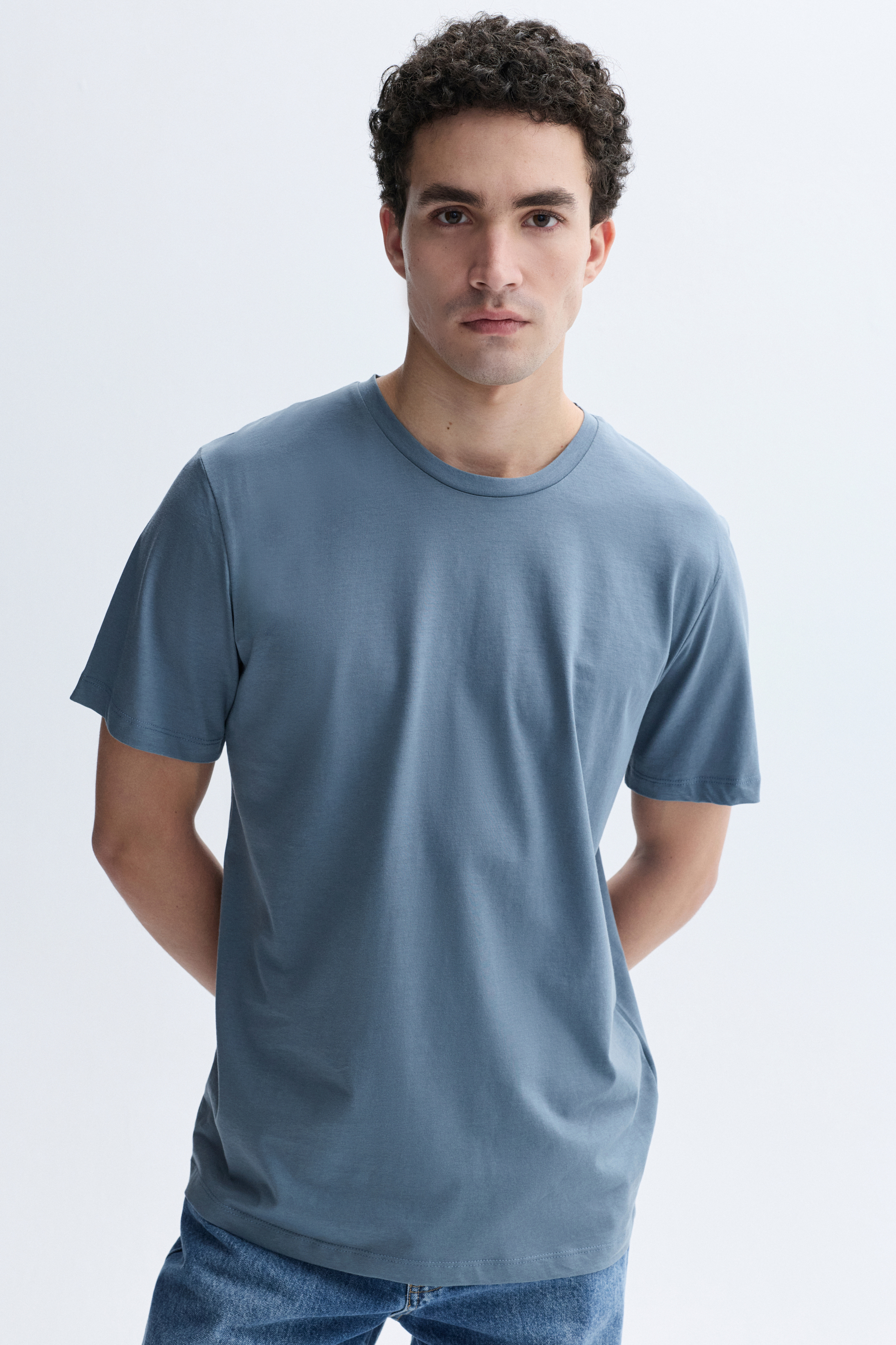 BİSİKLET YAKA T-SHIRT