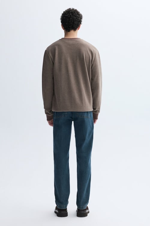 BİSİKLET YAKA SWEATSHIRT