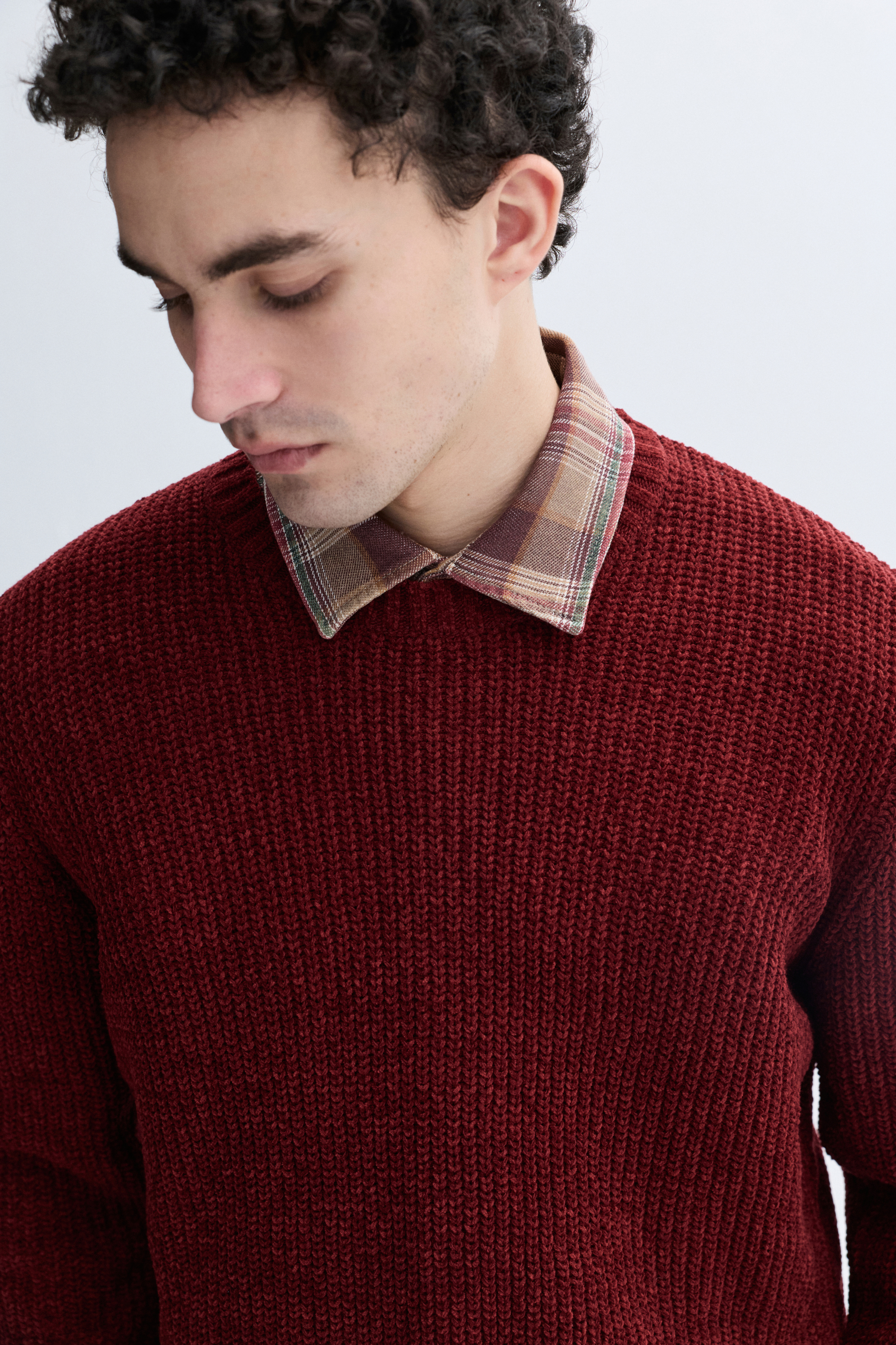 BİSİKLET YAKA ÖRGÜ KAZAK