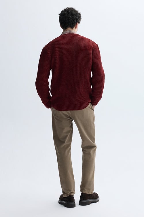 BİSİKLET YAKA ÖRGÜ KAZAK