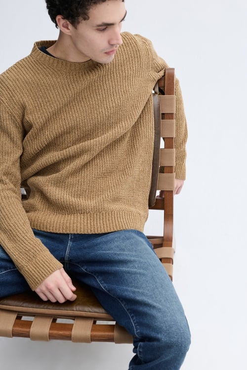 BİSİKLET YAKA ÖRGÜ KAZAK