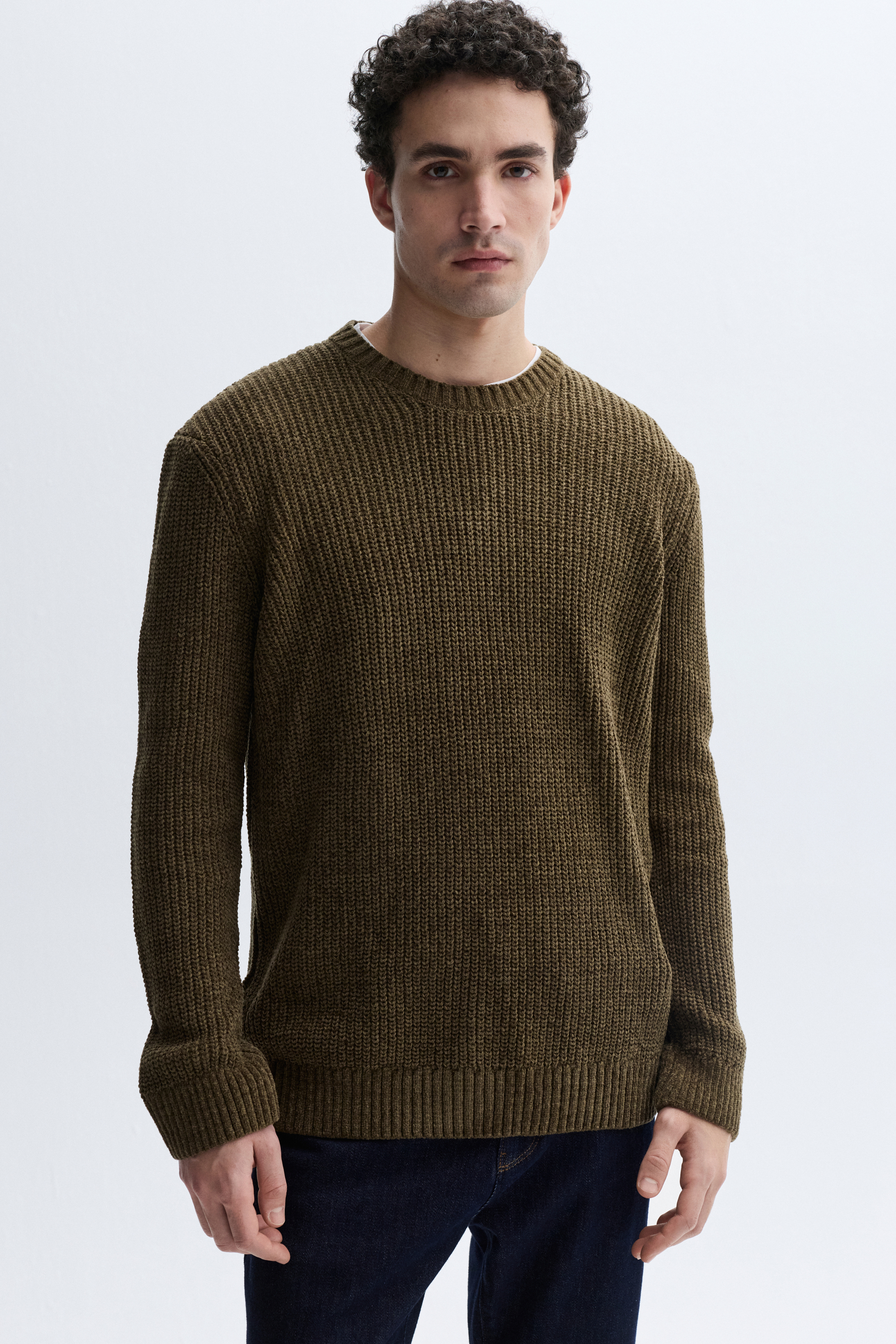 BİSİKLET YAKA ÖRGÜ KAZAK