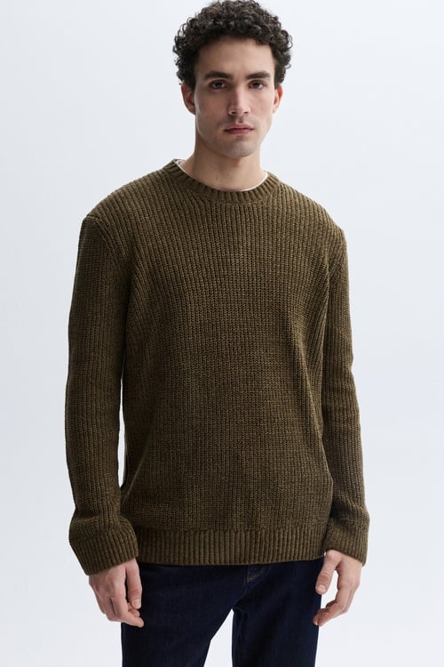 BİSİKLET YAKA ÖRGÜ KAZAK