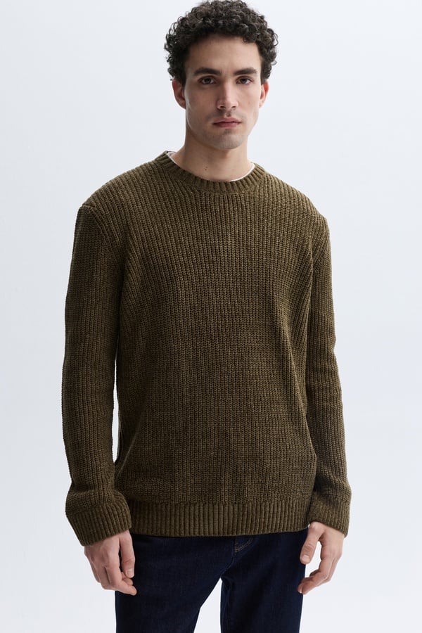 BİSİKLET YAKA ÖRGÜ KAZAK