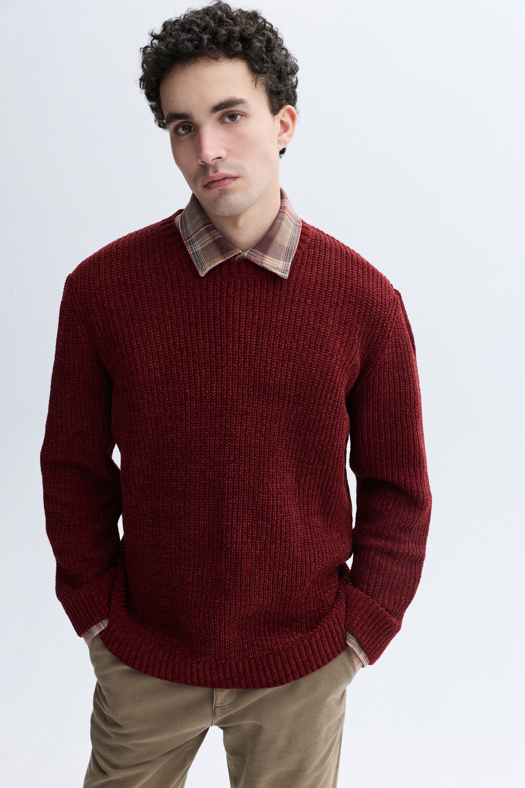 BİSİKLET YAKA ÖRGÜ KAZAK