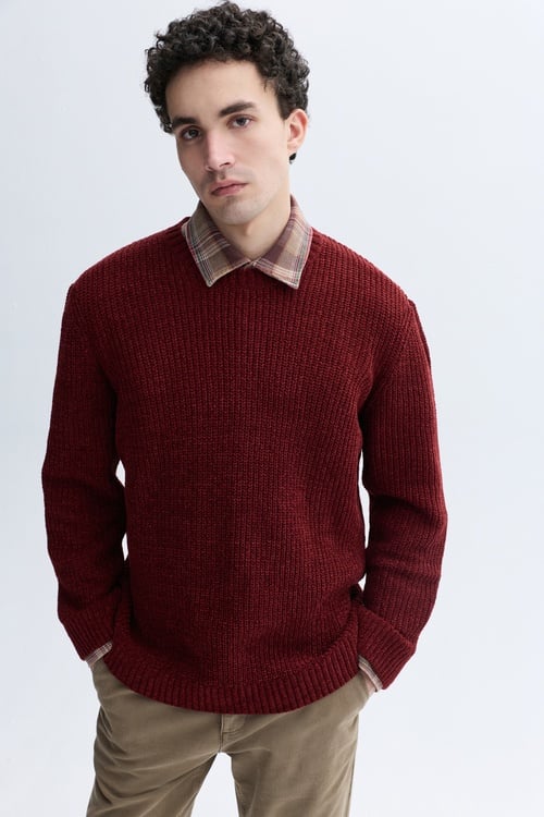 BİSİKLET YAKA ÖRGÜ KAZAK