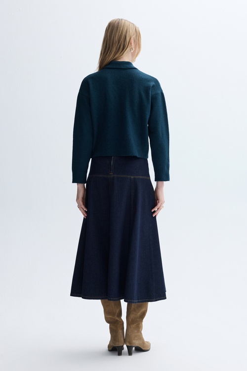 DÜĞMELİ POLO YAKA KAZAK