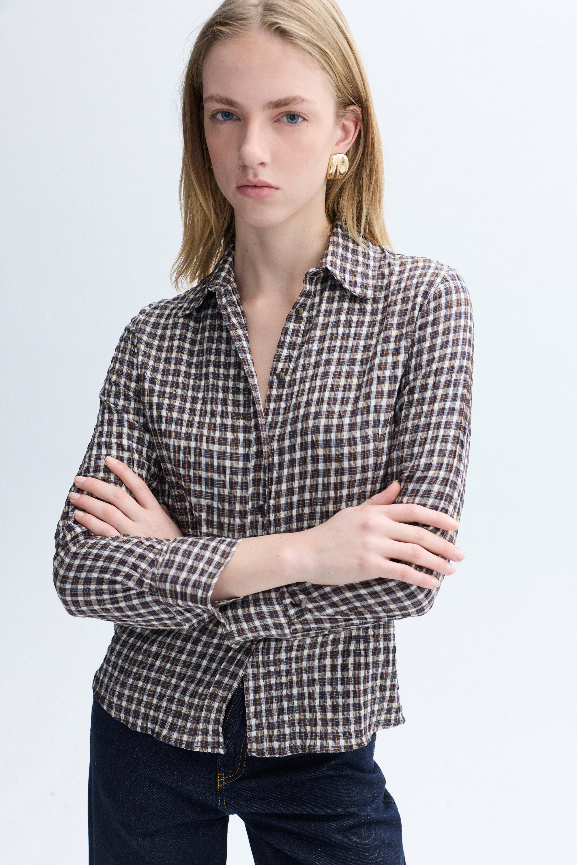 EKOSELİ FITTED GÖMLEK