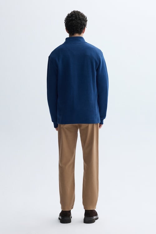 MELANJLI DİK YAKA COMFORT FIT SWEATSHIRT